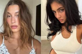 Kylie Jenner Says 'Well Sh*t' After Seeing Hailey Bieber's Photos in Lingerie-Inspired Outfit