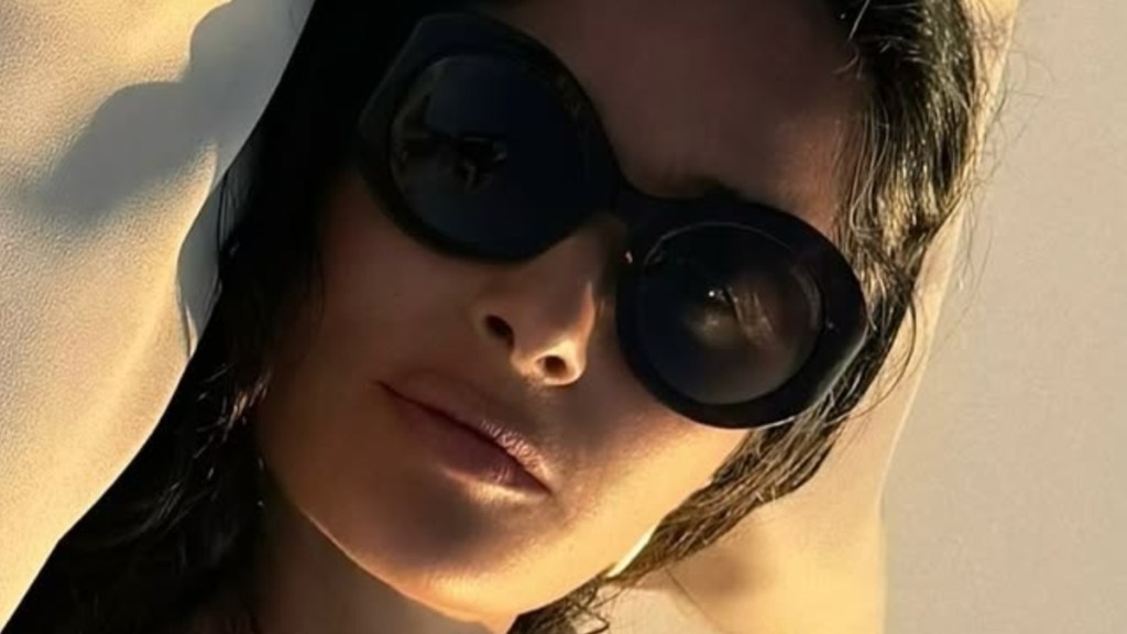 Salma Hayek Flaunts Her Curves in Sexy Red Bikini for Birthday