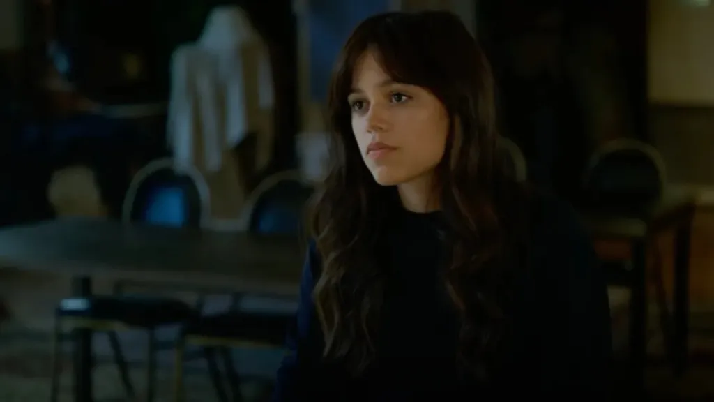 Jenna Ortega Goes Braless in Plunging Neckline Dress for New Photoshoot