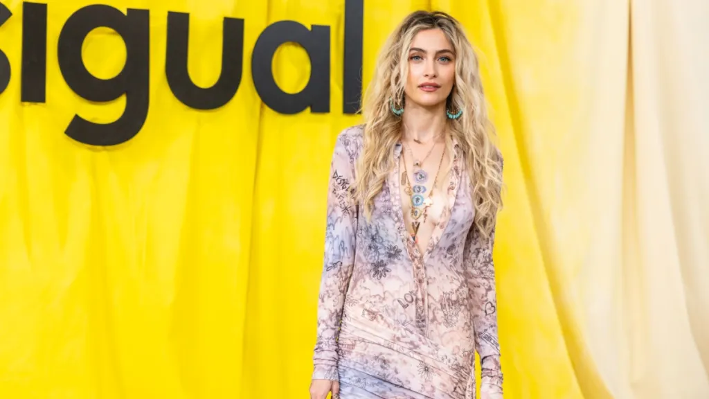 Paris Jackson Says 'Grassy A**' As She Stuns in Daring Neckline Dress