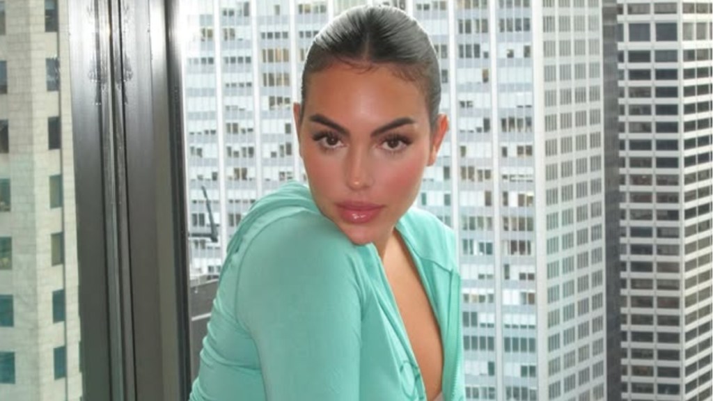 Cristiano Ronaldo's Fiancée Georgina Rodriguez in Bodysuit Deserves a Double Take