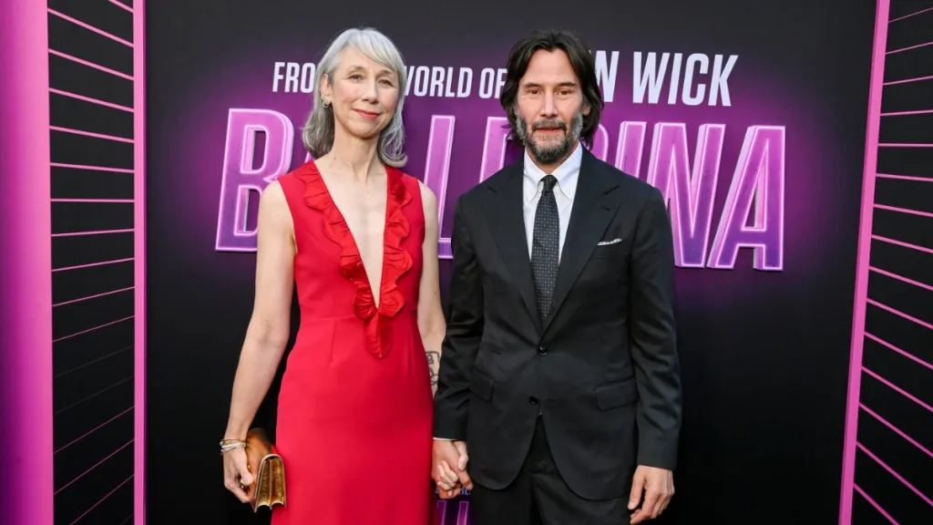 Alexandra Grant Addresses Keanu Reeves Marriage Rumors With a Kiss