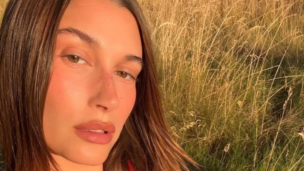 Hailey Bieber 'Will Kill You With Her Eyes' In Body-Hugging Brown Dress