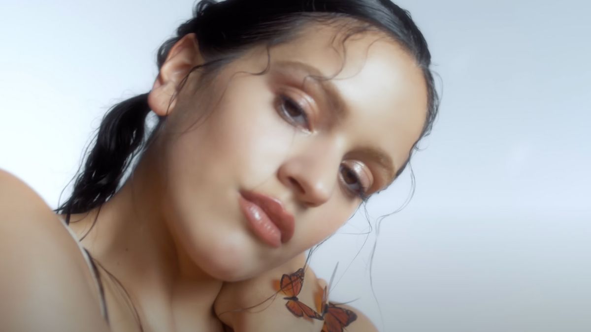 Rosalía Gets up Close With a Snake in Calvin Klein Underwear Shoot