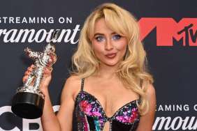 Sabrina Carpenter's Bodysuit With Neon Straps Has Fans Talking