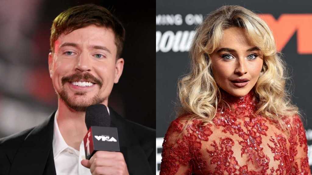 Mrbeast Wanted To See Sabrina Carpenter ‘Kiss’ Alien Again at VMAs 2025