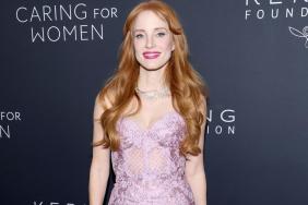 Jessica Chastain’s Lace Gown Look Is as Cheeky as It Is Ethereal
