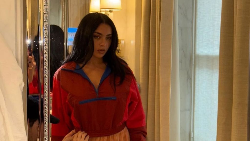 Photos: Newlywed Charli XCX ‘Is the Moment’ in Lace Minidress for YSL Show