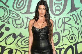 Kourtney Kardashian Gives Polka Dots a Daring Twist in Curve-Hugging Dress Photos