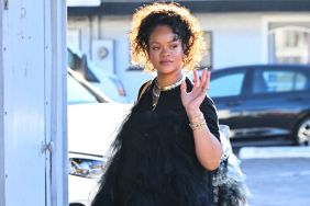 Rihanna Layers Her Baby Bump With Tulle Top in LA Outing Photos