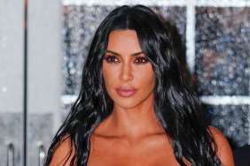 Kim Kardashian Squats in Revealing Two-Piece Lingerie