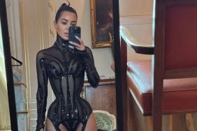 Kim Kardashian's Photos in Sheer Clothing Have the Internet in a Chokehold: 'Perfection'