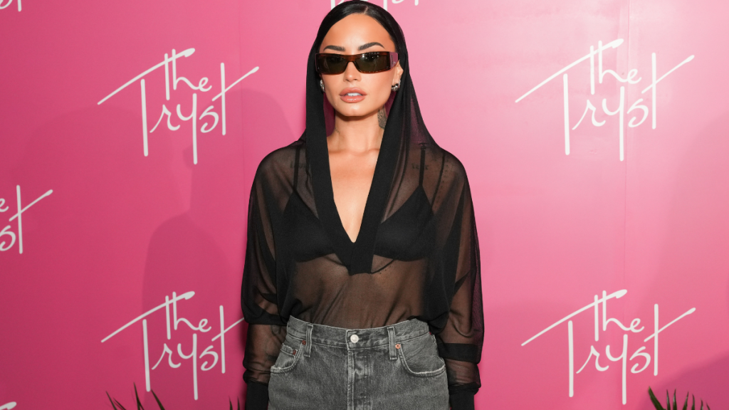 Demi Lovato's New Photo Is All About a Naked Dress