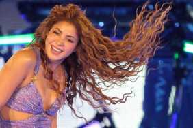Shakira Shows Off Her Dance Moves in Sheer Bodysuit