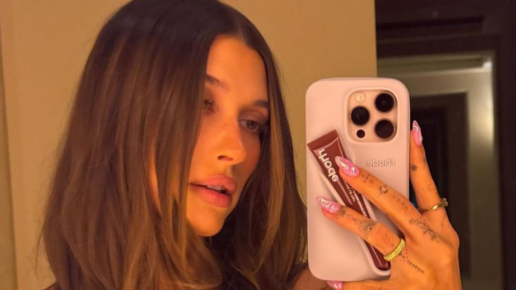 Hailey Bieber's Date Night Top Barely Holds On