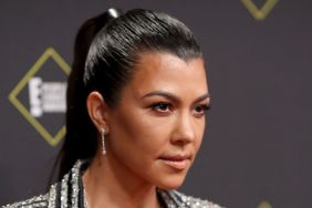 Kourtney Kardashian's Daring Neckline Polka Dot Dress Deserves Second Glance