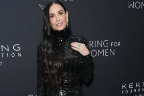 Demi Moore Makes a Bold Style Statement in All-Black Gucci Gown