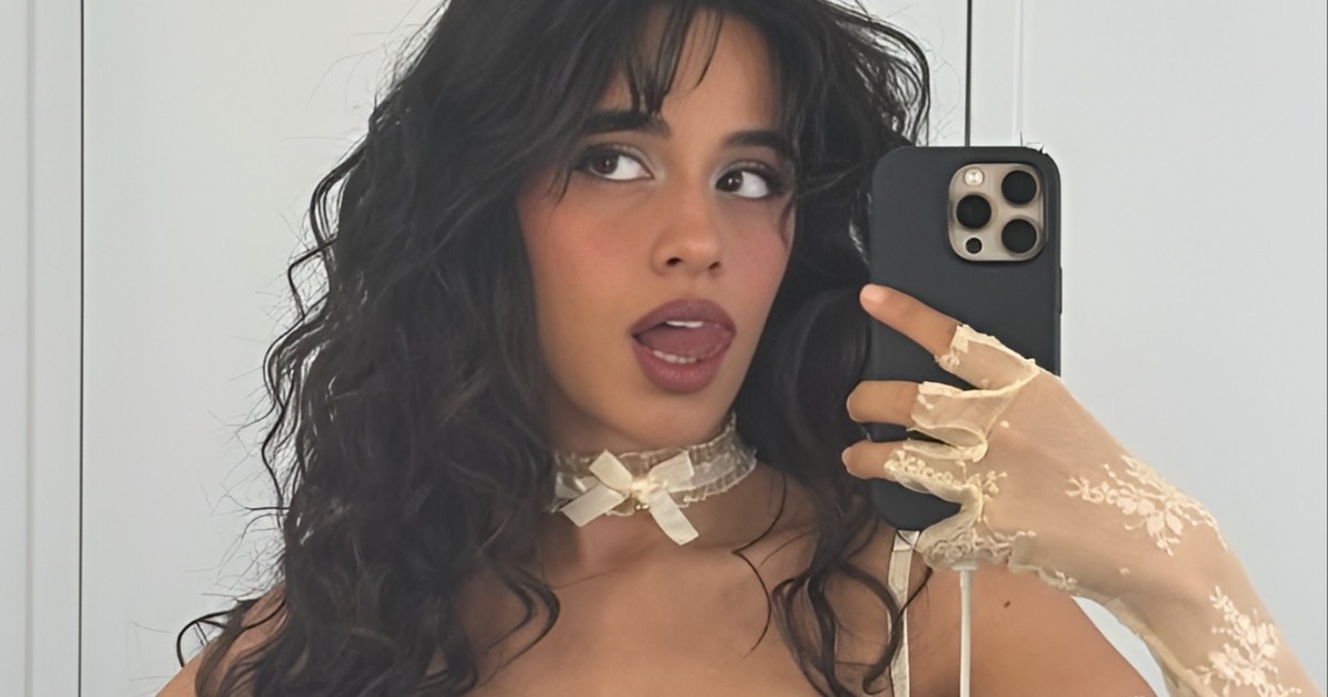 camila cabello corset instagram