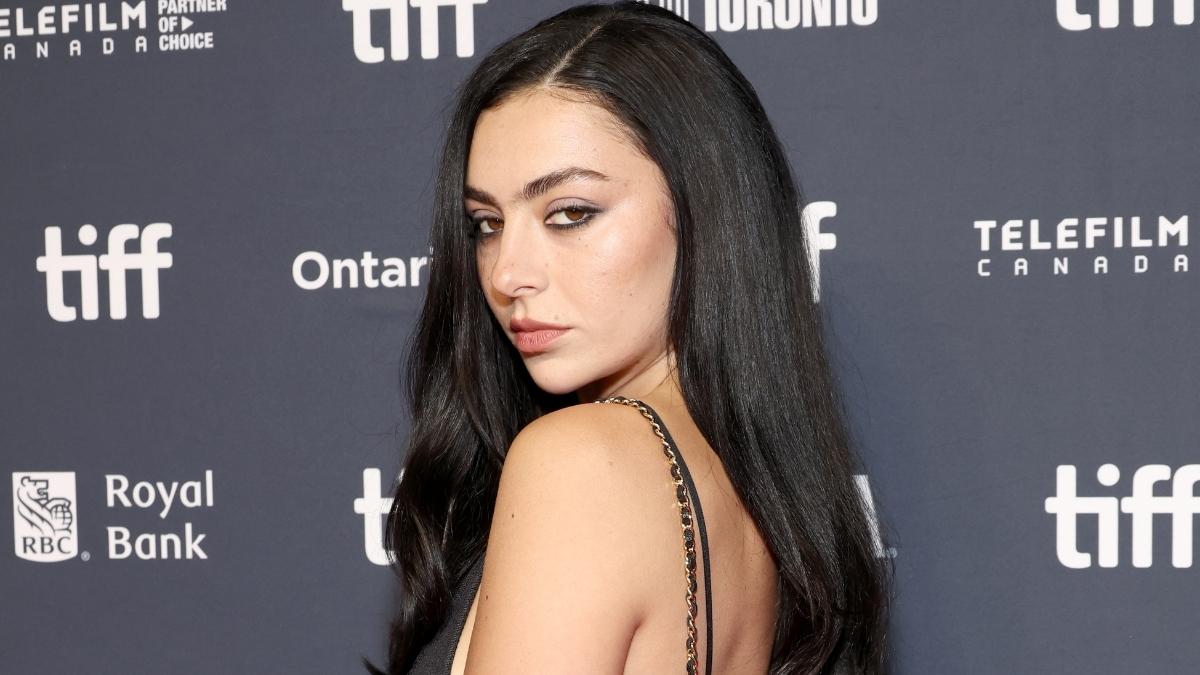 Charli XCX Wears Sheer Little Black Dress in TIFF - Mandatory