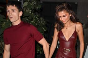 Zendaya Makes Rare Appearance With Tom Holland in London 