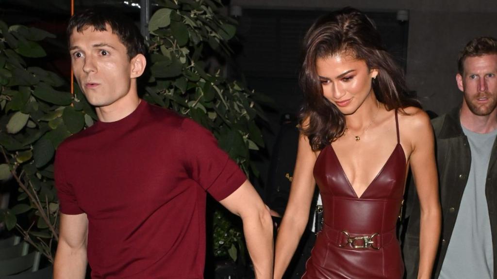 Zendaya Makes Rare Appearance With Tom Holland in London 