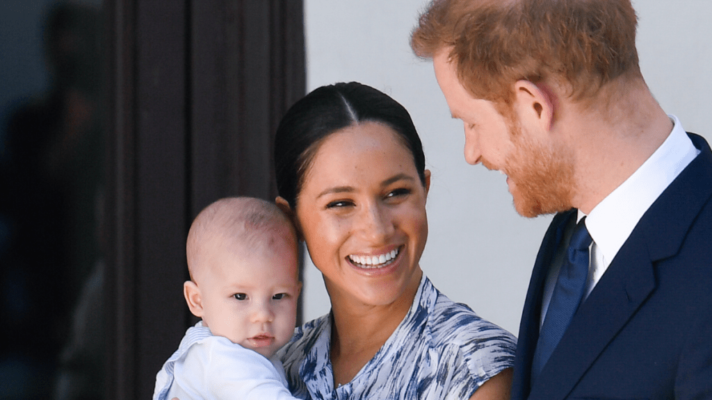 Meghan Markle and Prince William with Prince Archie