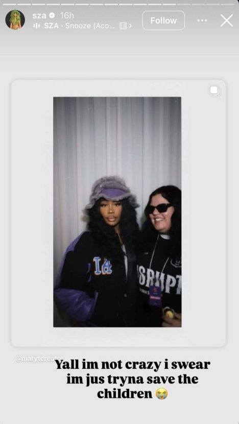 SZA Blames AI For Children Dying In New Instagram Story Mandatory sza-blames-ai-for-children-dying-in-new-instagram-story-mandatory