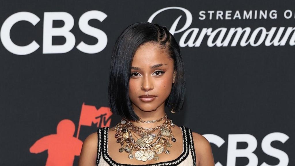 Tyla Strikes a Pose in Pink Silk Robe and Fans Are Loving It