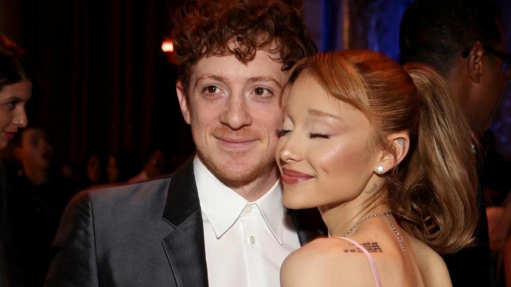 Ariana Grande and Ethan Slater