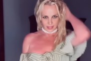 Britney Spears Shows Off Her Dance in Loose Dress