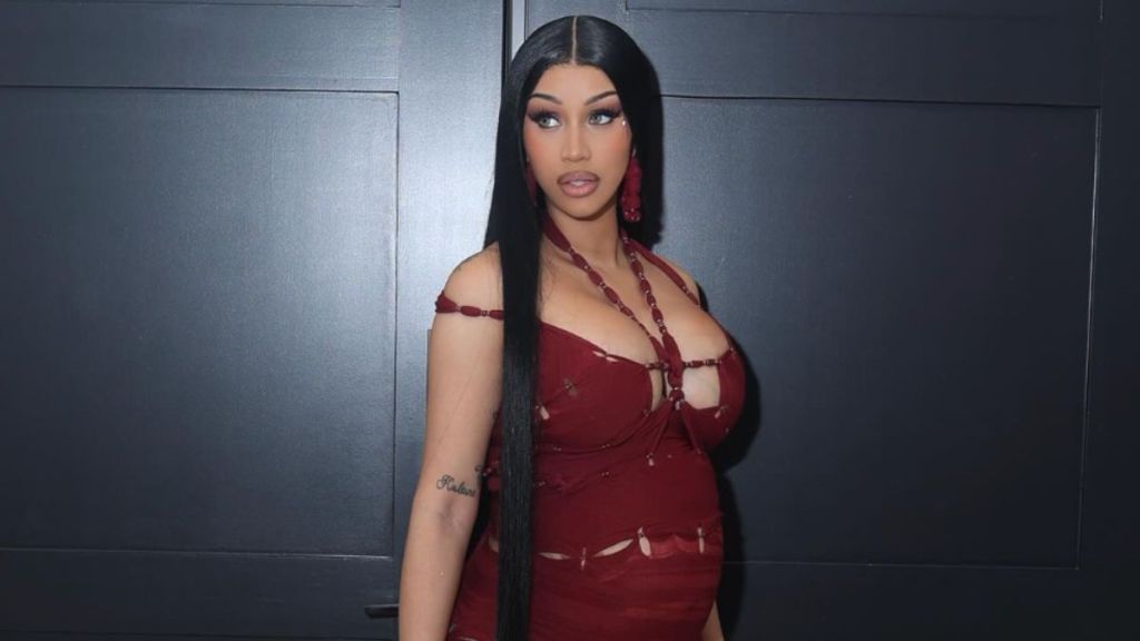 Cardi B Wearing Body-Hugging Cut Out Dress Will Make You Look Twice