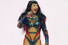 Katy Perry Gives 'Lil Sneaky Peeky' in Mini-Skirt Look