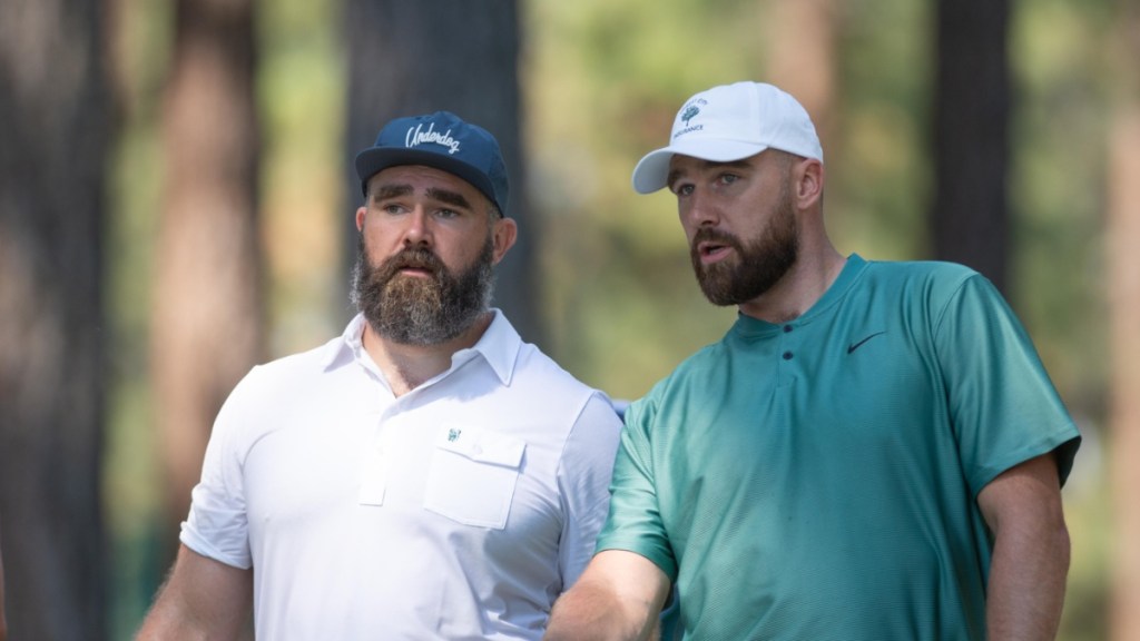 Travis Kelce Asks Jason Kelce to 'Shut The F*** Up' About One Taylor Swift Question