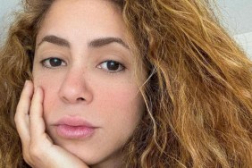 Shakira Kneeling on Bed in Satin Slip Has Fans Saying ‘Hot'