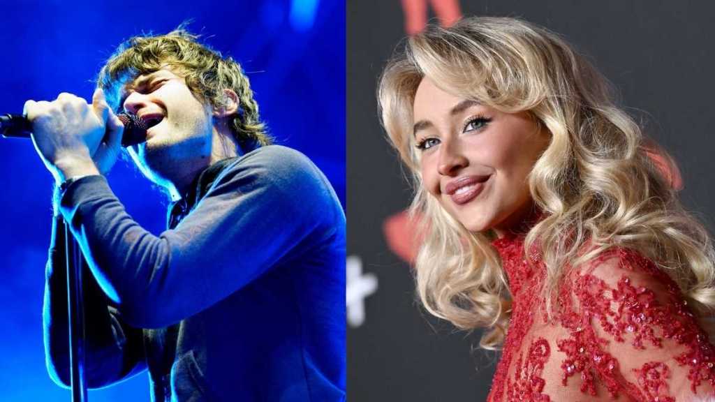 Sabrina Carpenter and Joe Keery