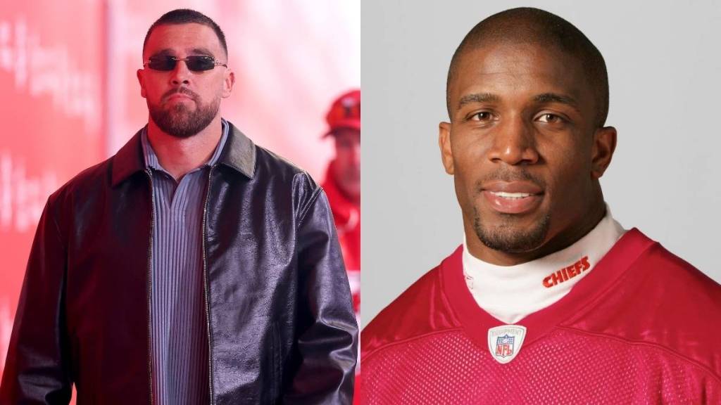 Travis Kelce and Priest Holmes
