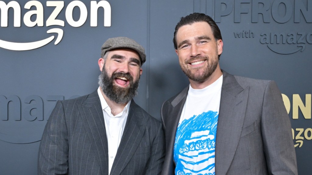 jason kelce travis kelce podcast