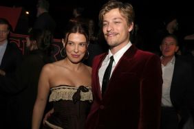 Millie Bobby Brown Spells Magic in Corseted Top & Skirt