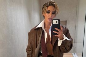 Photos: Kim Kardashian's Sheer Lace Stockings Steal the Show