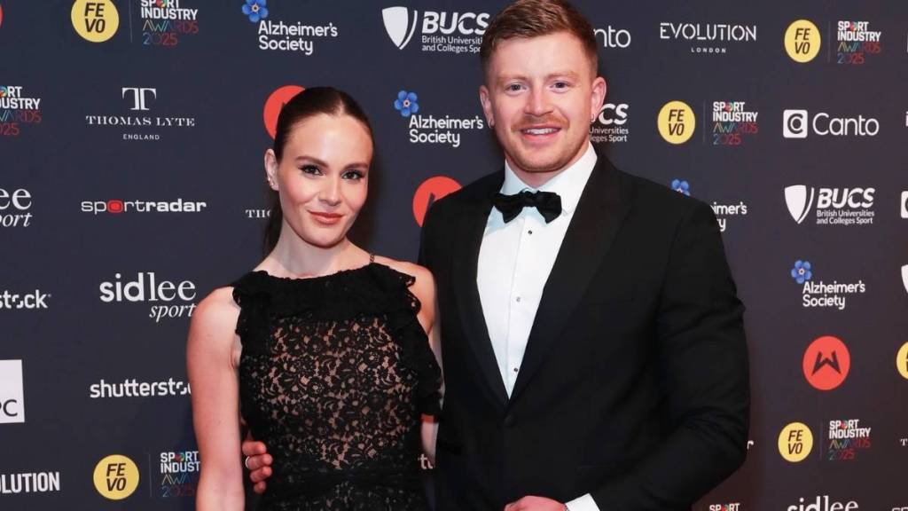 Adam Peaty and Holly Ramsay