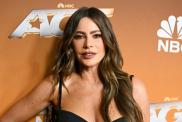 Sofia Vergara Goes Bold in Lace Top in Miami Photos