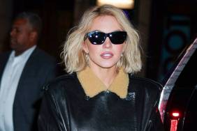 Sydney Sweeney Brings on the Edge With Leather Shorts & Jacket