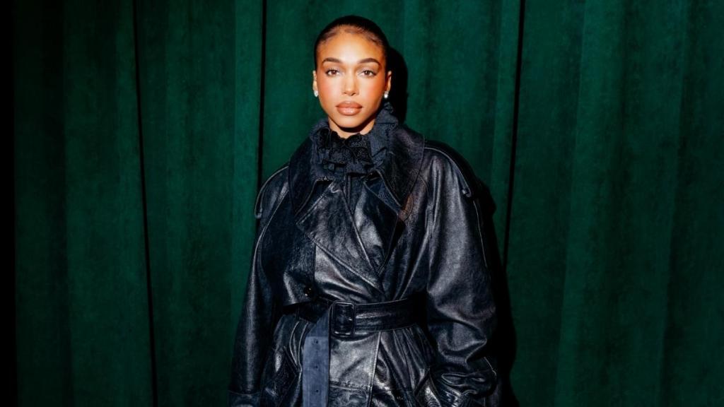 Lori Harvey Rings in the Festive Season With Burberry