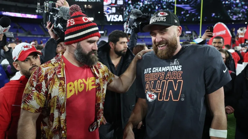 Jason Kelce Won’t Let Travis Kelce 'Downplay' His New Career Record