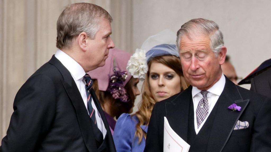 King Charles and Prince Andrew