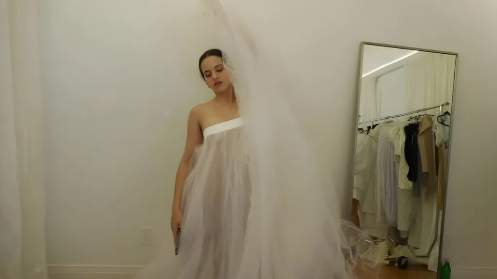 Rosalía Wearing Nothing But Sheer Tulle Dress Is Must See
