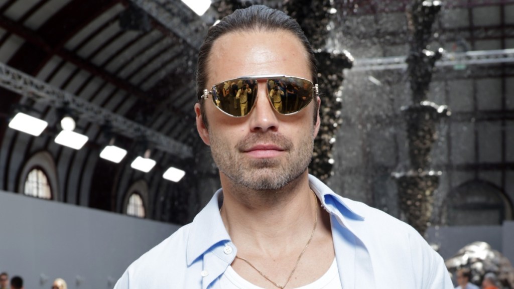 Sebastian Stan Showcases His Muscular Built in White Tee