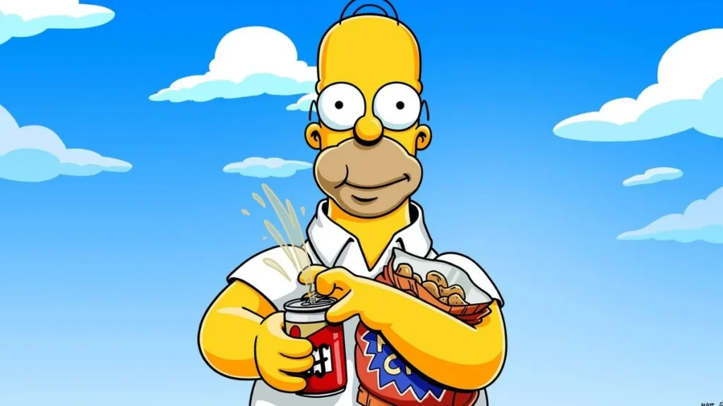 Homer Simpson Group Crashes LA Donut Shop