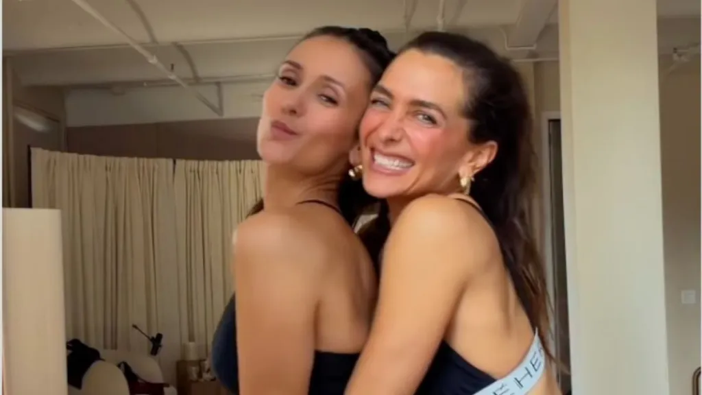 Nina Dobrev Feels the 'Booty' Burn in Activewear for Workout Video