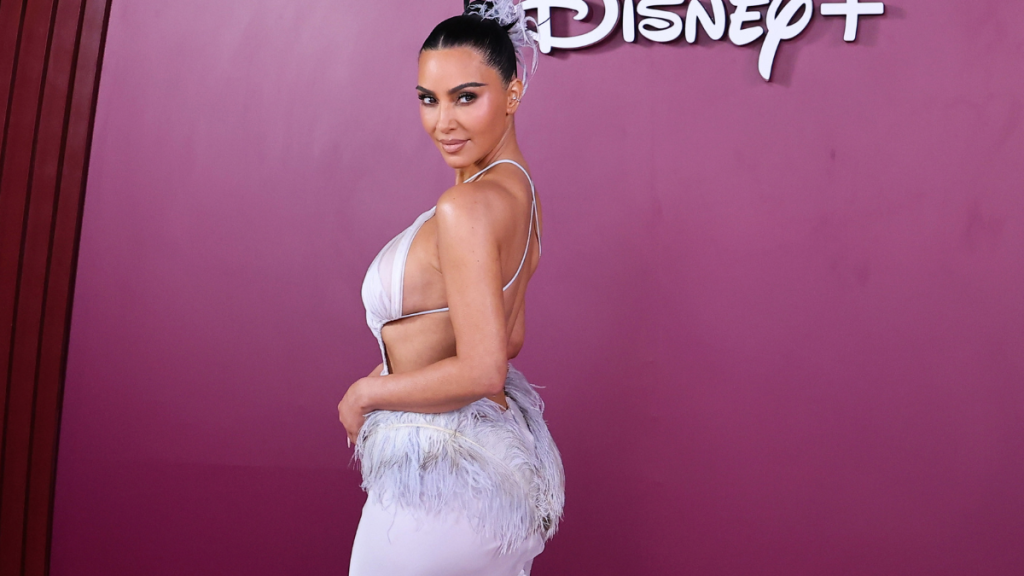 Kim Kardashian's Backless Gown Is Supported by a Single String